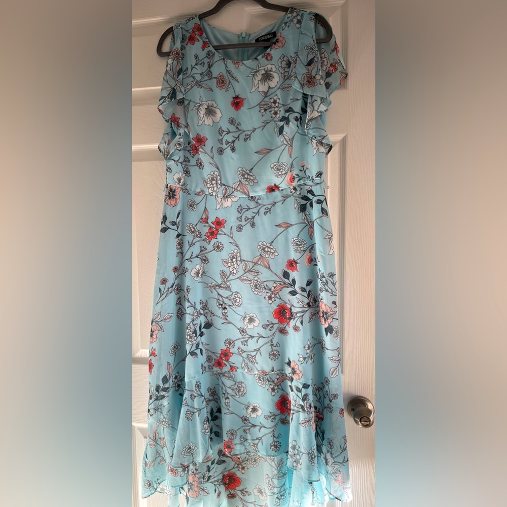 Roz & Ali Floral high low Dress